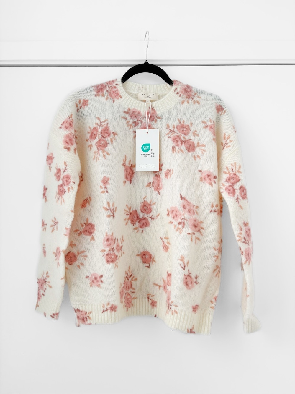 NWT Sezane Eloisa Petites Fleur Roses Jumper M